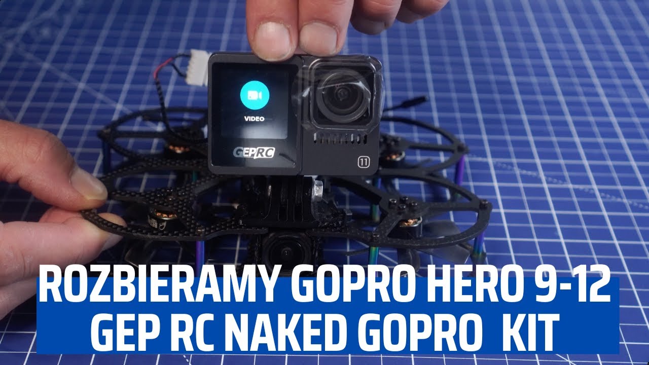 Zestaw do rozebrania kamery GoPro dla FPV: GEPRC Naked Camera GP12/GP11/GP10/GP9 | Naked GoPro 📷