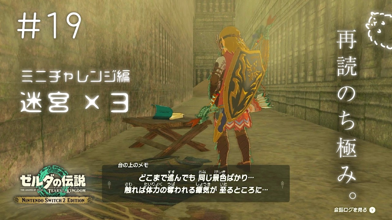 #19 迷宮踏破｜ゼルダ ティアキン Switch2