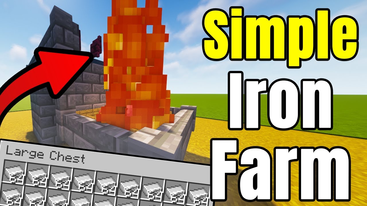 Super Simple Iron Farm Tutorial
