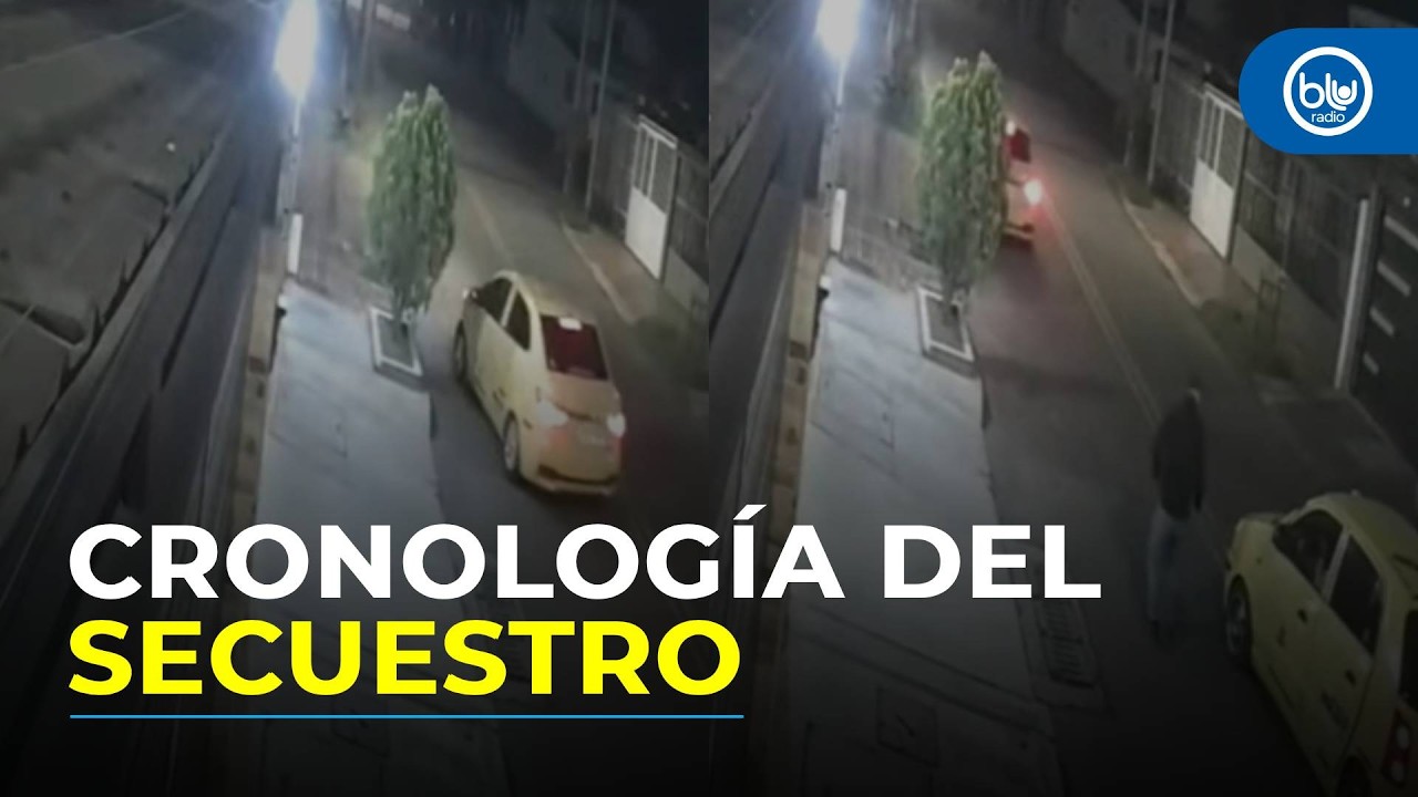 Revelan video del momento en que delincuentes abordaron a Diana Ospina en Bogotá