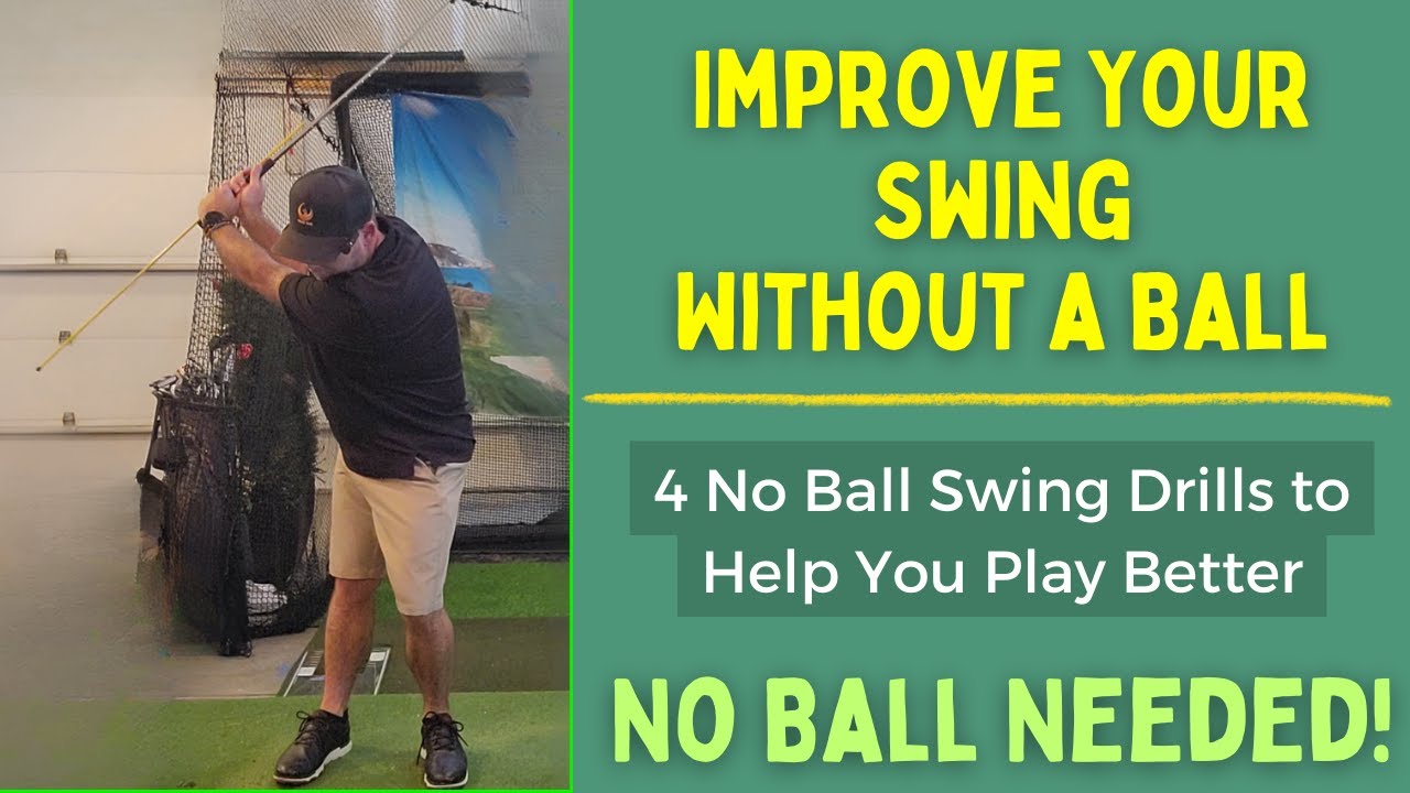 These 4 Simple & Effective Swing Drills Will Change Your Game - 4 No-Ball Drills #golf #golfdrills