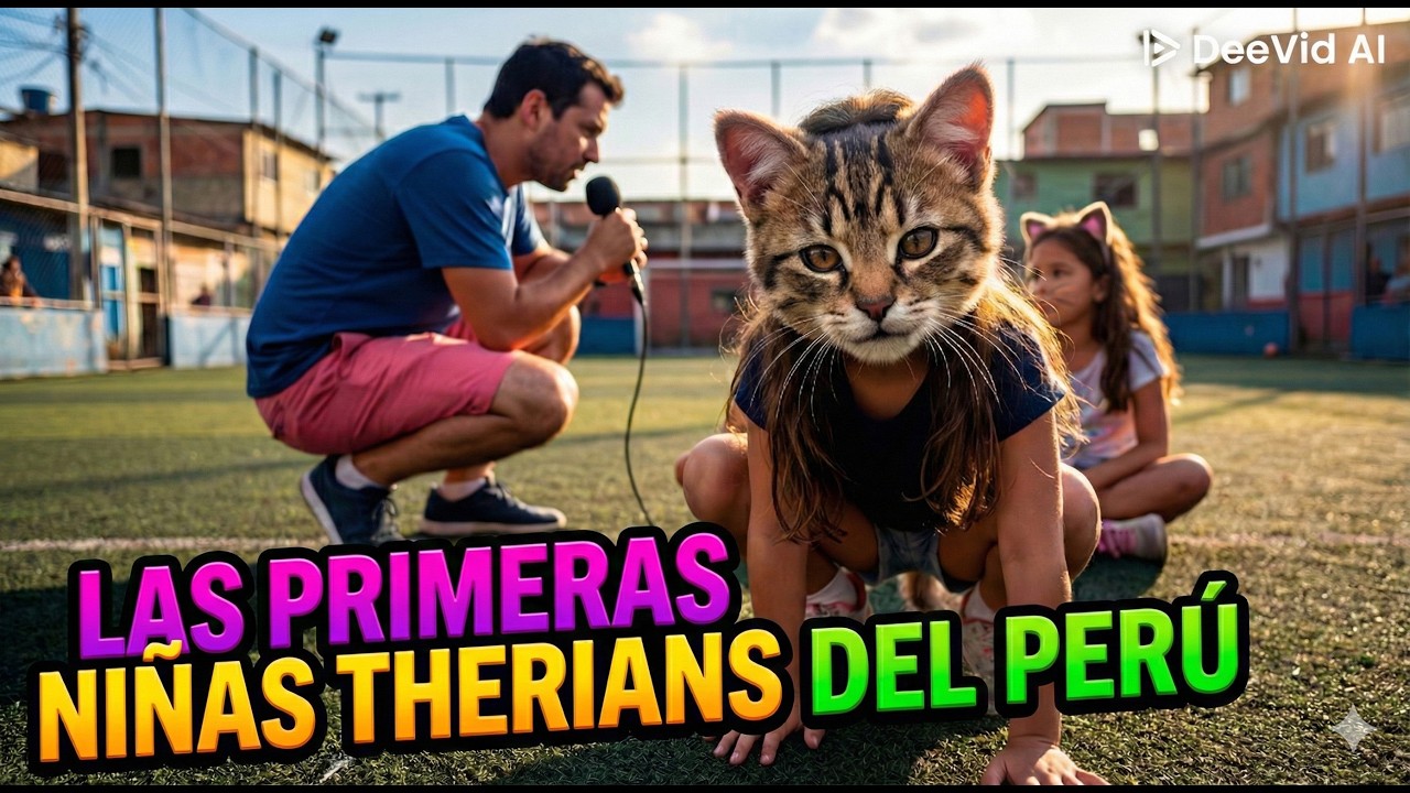Asombran, las primeras niñas therian en Collique #comedia#humor#diversion #sketch#therian#animals