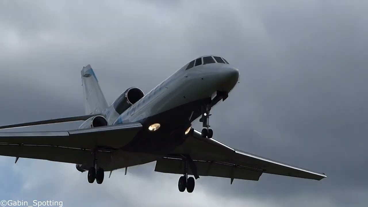 FA50 Harmony Jets 9H-DFS | (emergency) Landing and Take-Off at LFMH Saint Etienne Airport