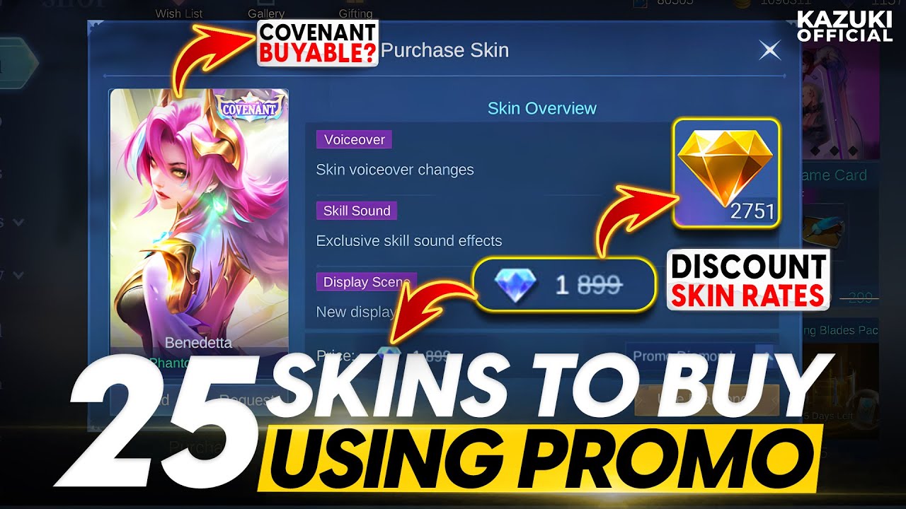 25 SKINS WORTH BUYING USING YOUR PRECIOUS PROMO DIAMONDS!