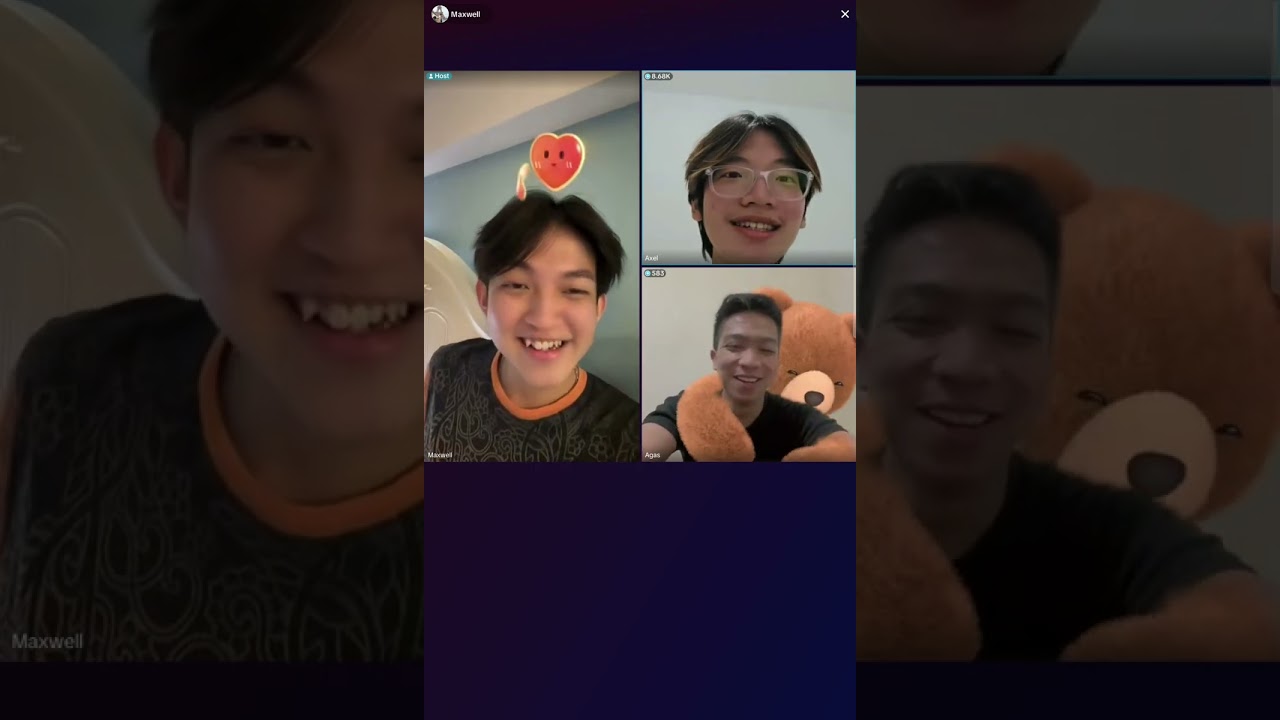 240711 Live Tiktok Maxwell Axel Agas Chris Hanif CoC