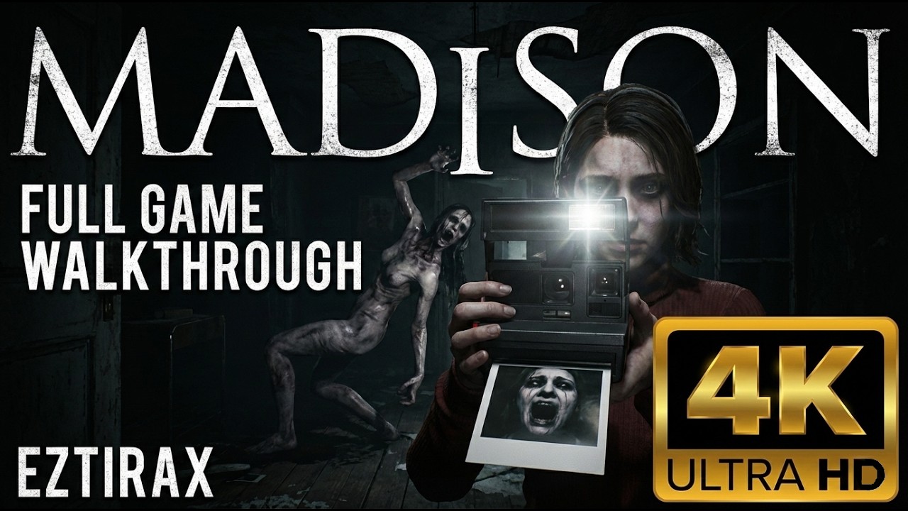 MADiSON Full Game Walkthrough 4K 60FPS - All Puzzles & Ending