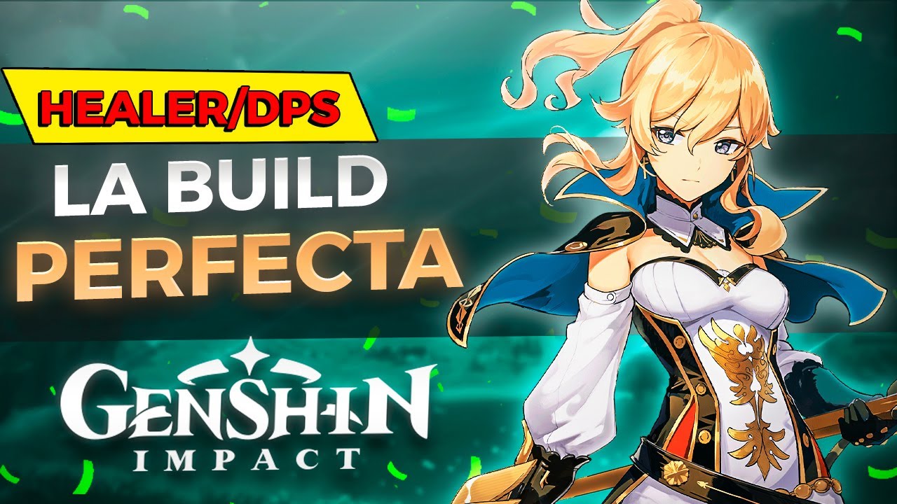La MEJOR BUILD de JEAN 🧐 HEALER Y DPS 🔥 Genshin Impact