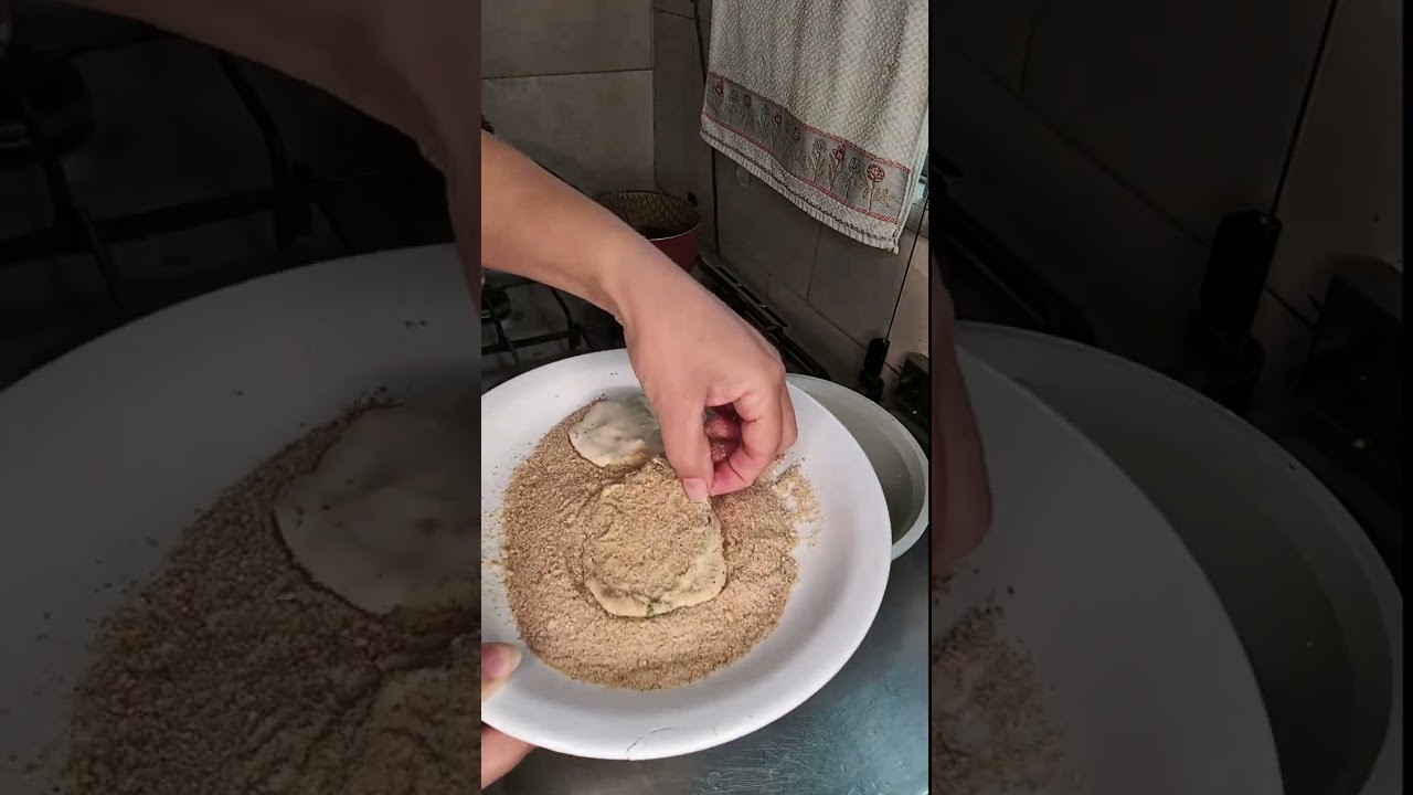 olha que del&iacute;cia esse chuchu empanado frito se gostar por favor compartilhe 👍👏