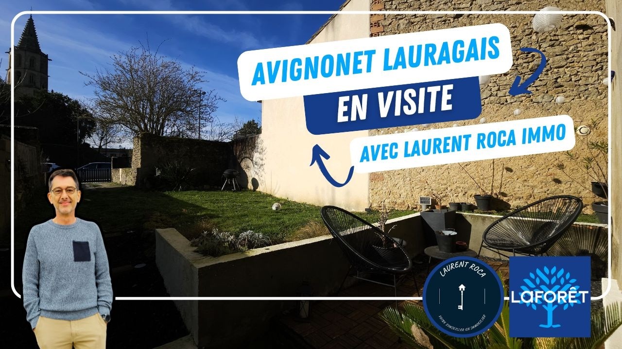 🏡 Maison de village avec jardin au cœur d’Avignonet-Lauragais – 127 m² habitables