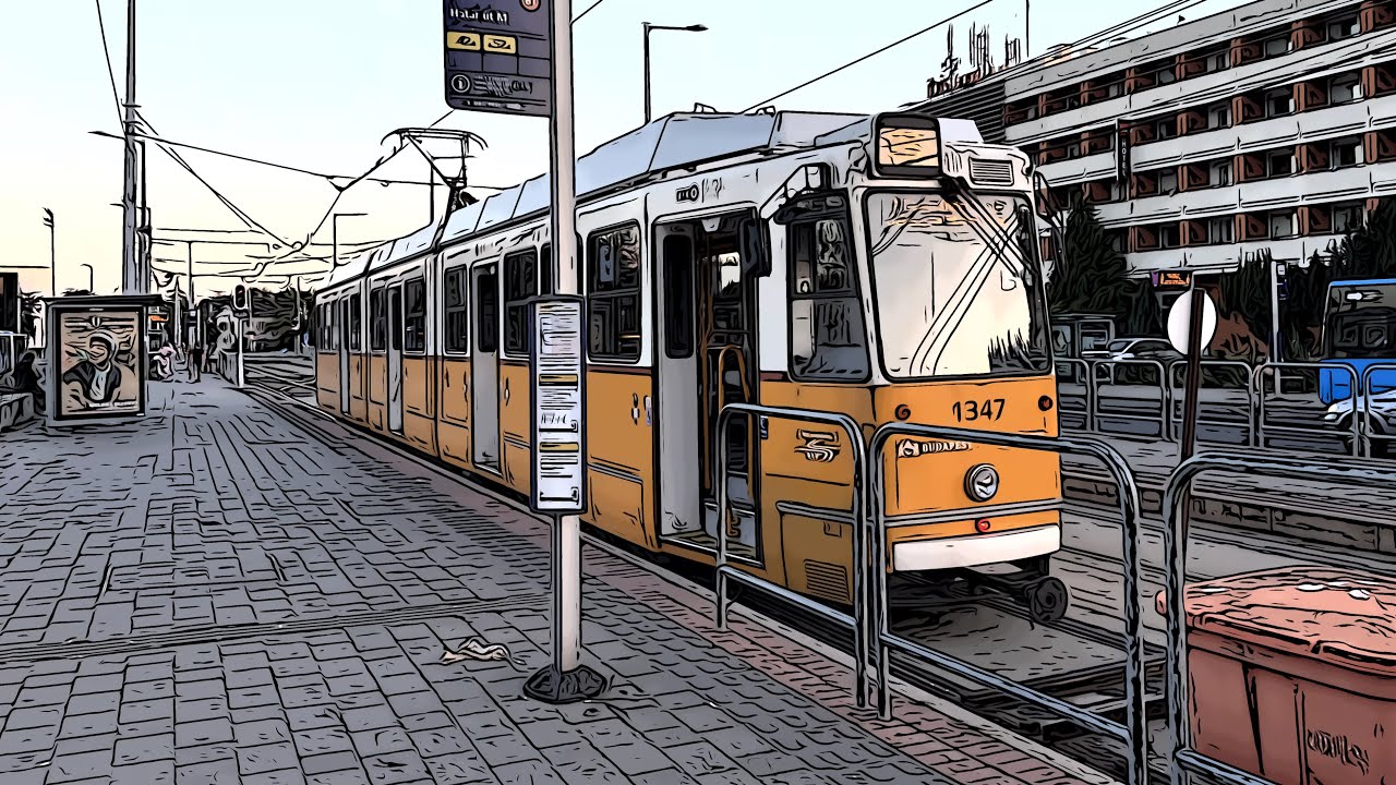 Terelt 2B villamos: Határ út - Jászai 🚃 (4K60, HDR)
