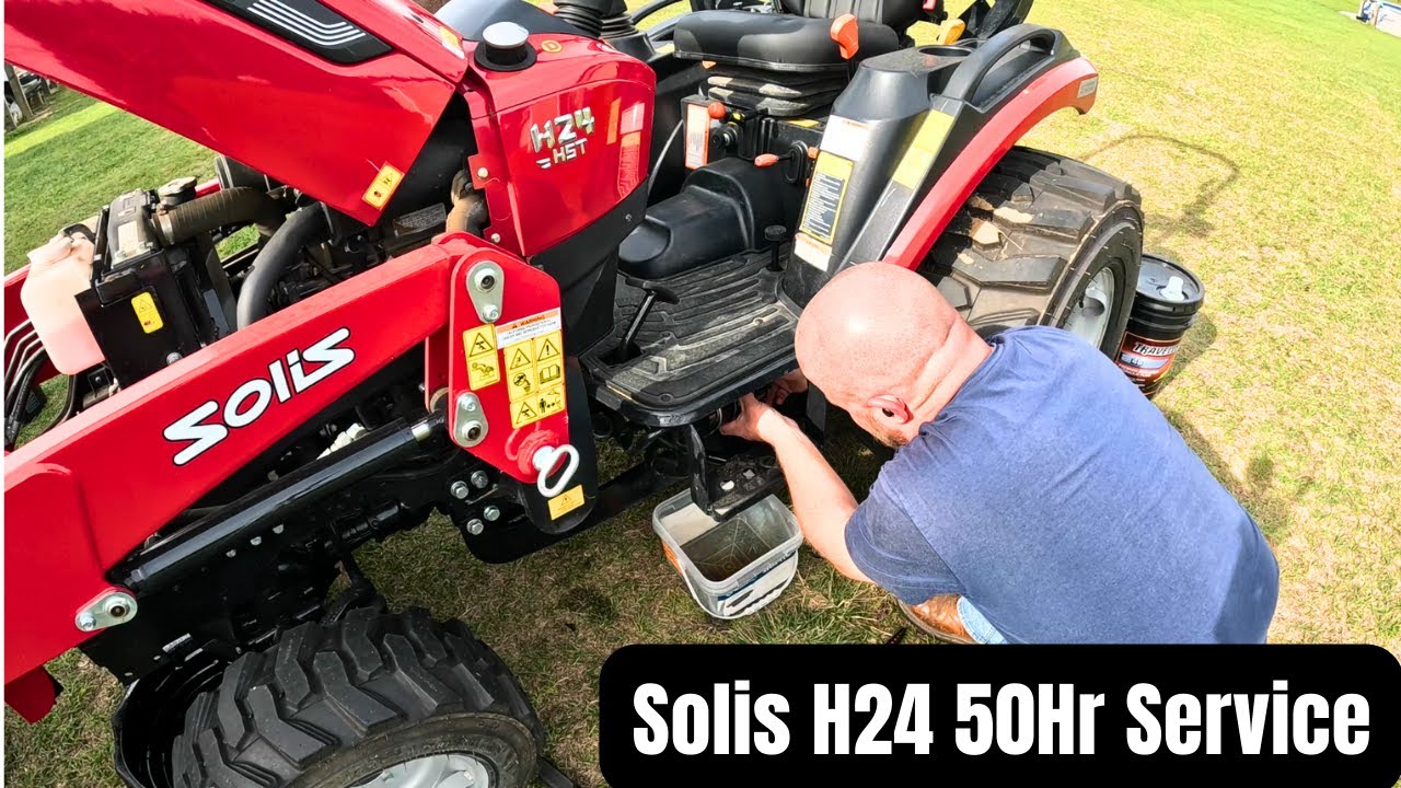 Компактный трактор Solis H24. 50-часовое обслуживание!