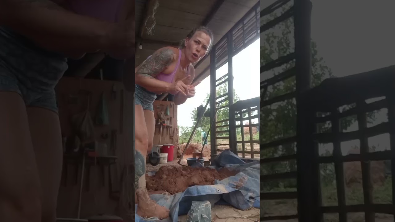 como faço o barro da minha casa de pau a pique