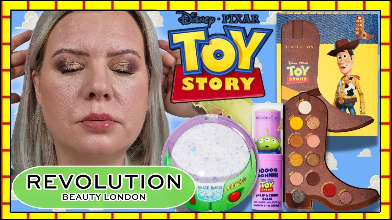 *NEW* REVOLUTION x DISNEY TOY STORY MAKEUP COLLECTION Review & Swatches | Clare Walch