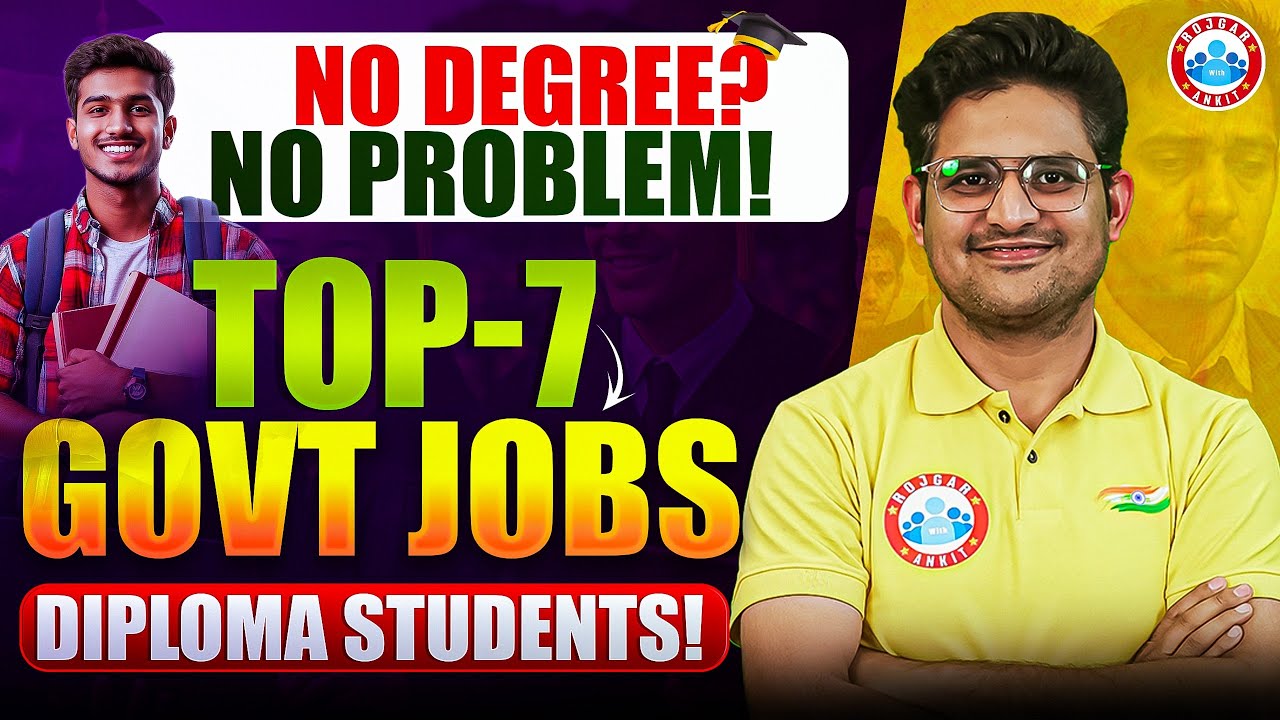 Top 7🔥 Government Jobs for Diploma Students | Engineering Government Jobs 2025