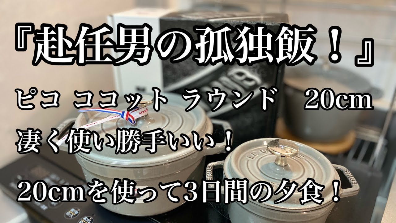 【ストウブ研究会】ピコ コッコト20cmを購入して３日間の夕食！