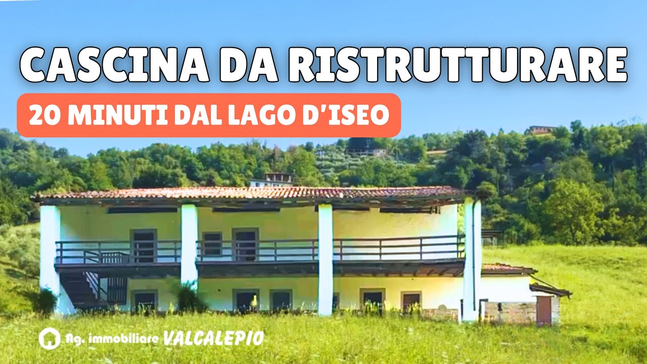 Cascina da Sogno in Campagna Vicino al Lago d'Iseo! Personalizzala come vuoi tu!