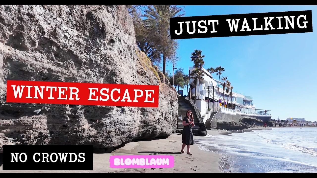 Tenerife Walk from La Rocas Beach Club | Quiet Coves, Wide Promenade, Ocean Views & Relaxing Stops