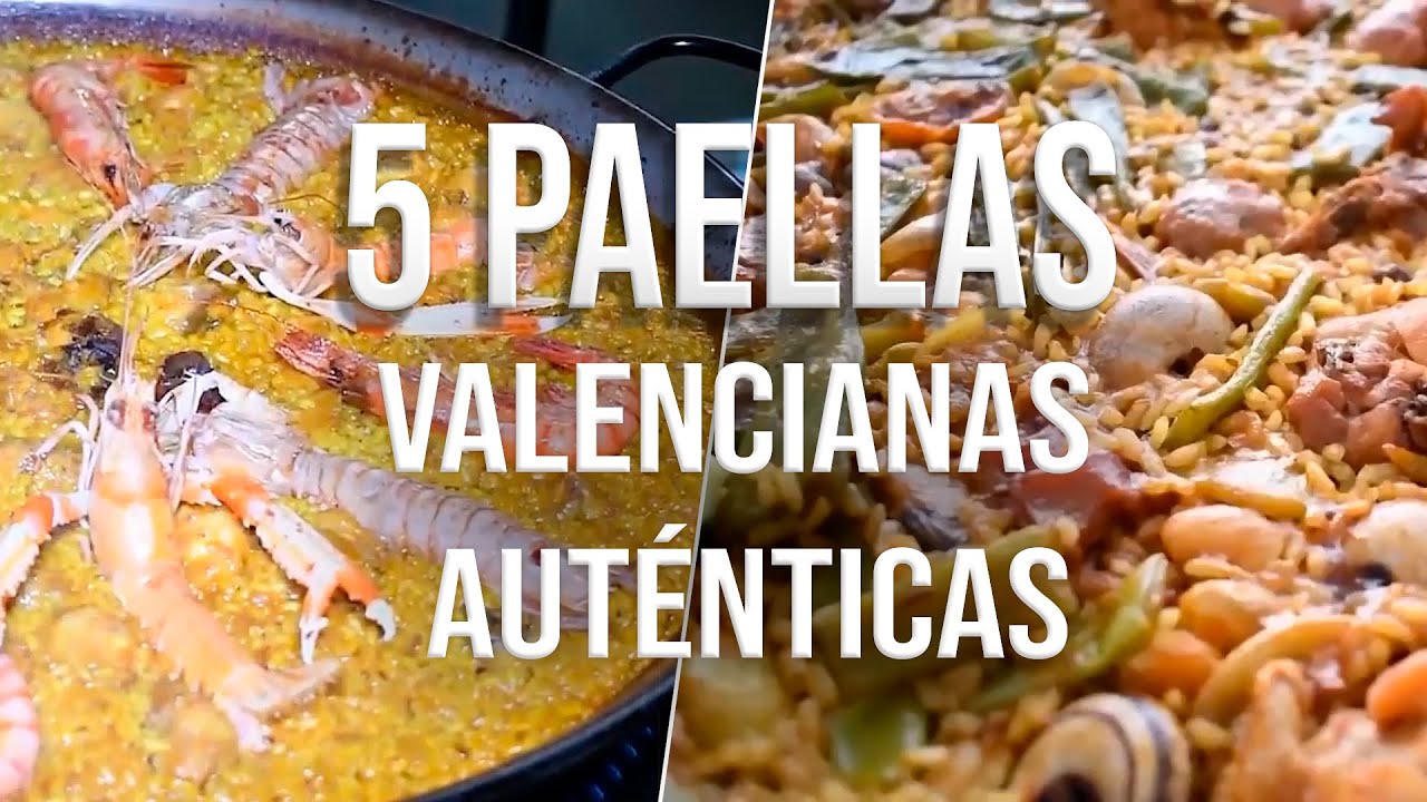 ¡¡5 PAELLAS VALENCIANAS AUTÉNTICAS!!