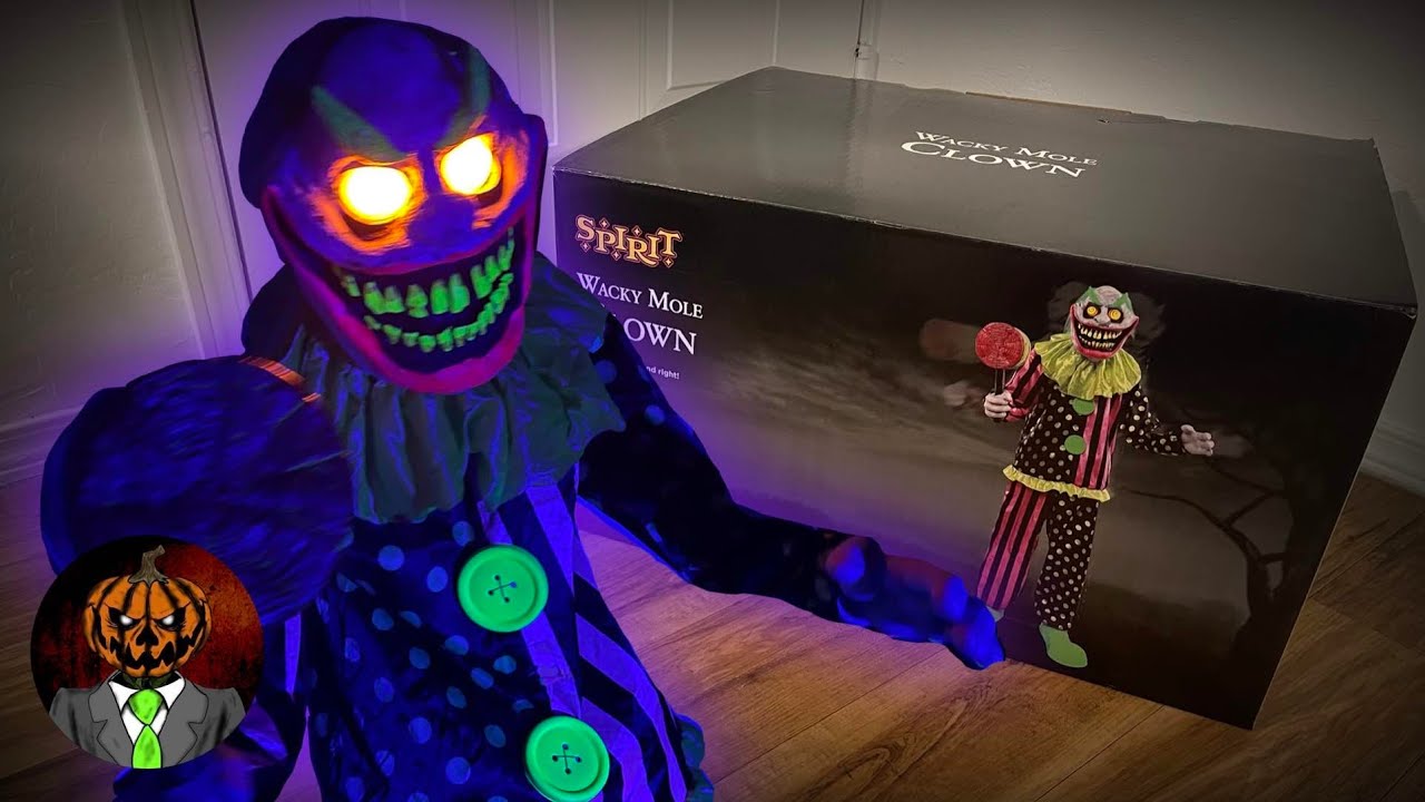 Wacky Mole Clown UNBOXING/SETUP & OVERVIEW - Spirit Halloween 2021 Animatronic 🤡