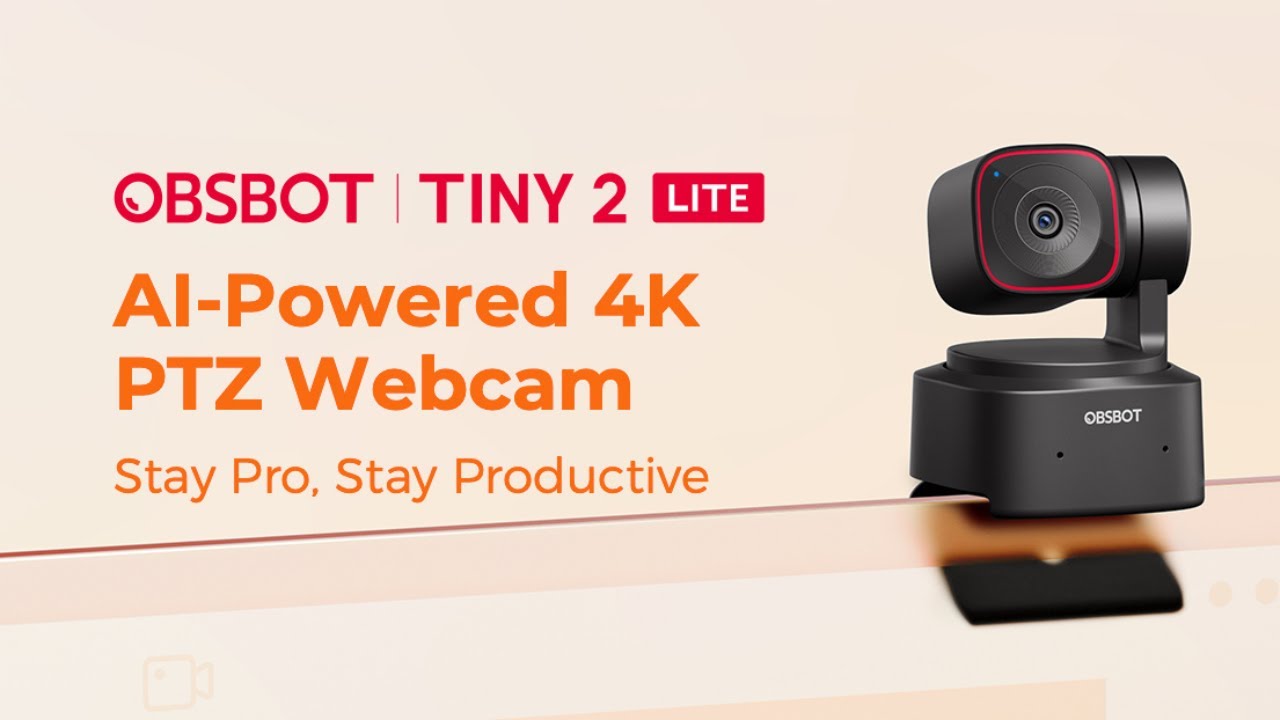 Introducing OBSBOT Tiny 2 Lite--Stay Pro,Stay Productive