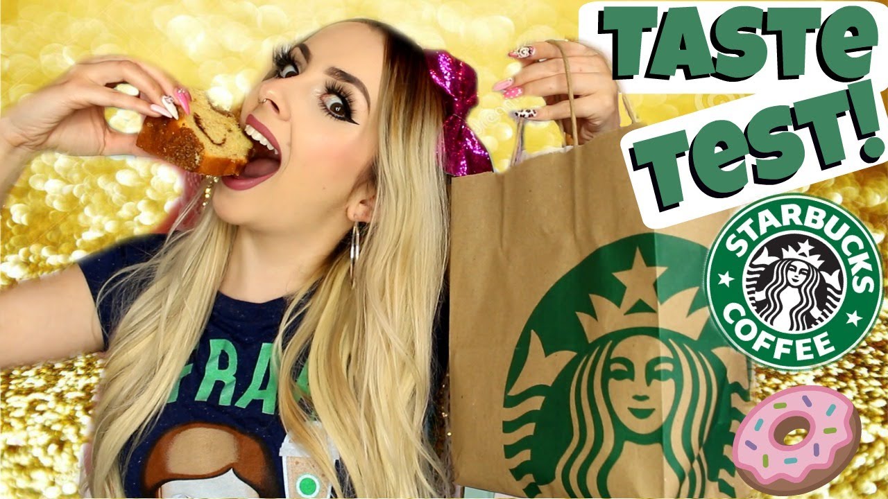 TRYING STARBUCKS FOOD ITEMS!!!