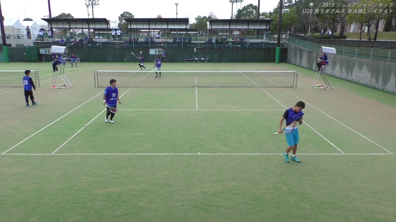 【ハイライト】2019ソフトテニス ジュニア ジャパンカップ Step4 U-20 男子ダブルス準決勝1