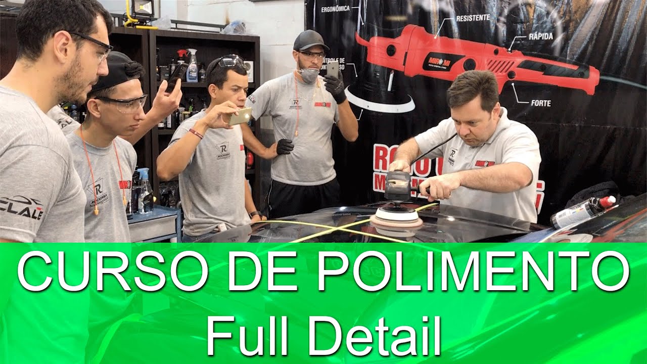 Curso de Polimento Full Detail - na Miromi c/ Rochinha Car Detail