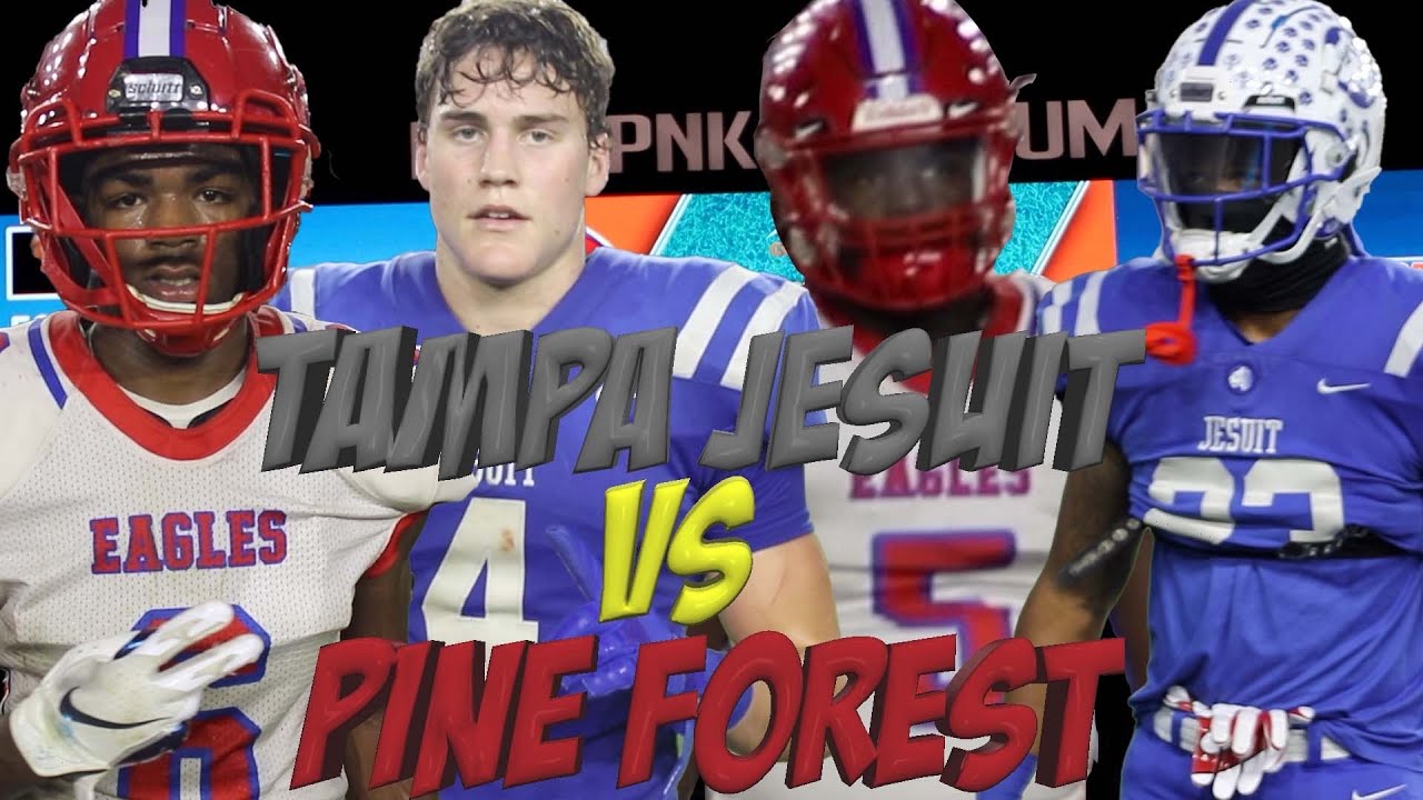 Must 👀 Very Emotional Game 💔 Florida Class 6a State 🏆 Tampa Jesuit Vs Pine Forest 🏈🔥