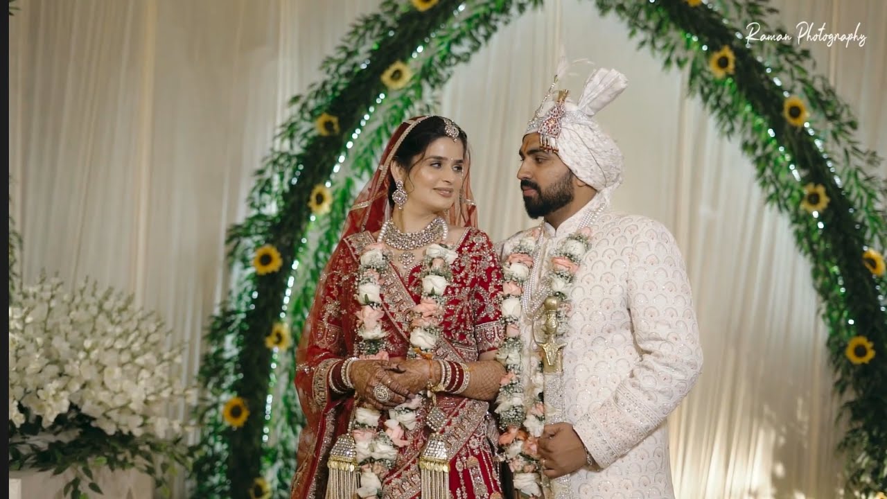 Harshdeep Singh weds Jagrity wedding highlight Raman studio Bajwara