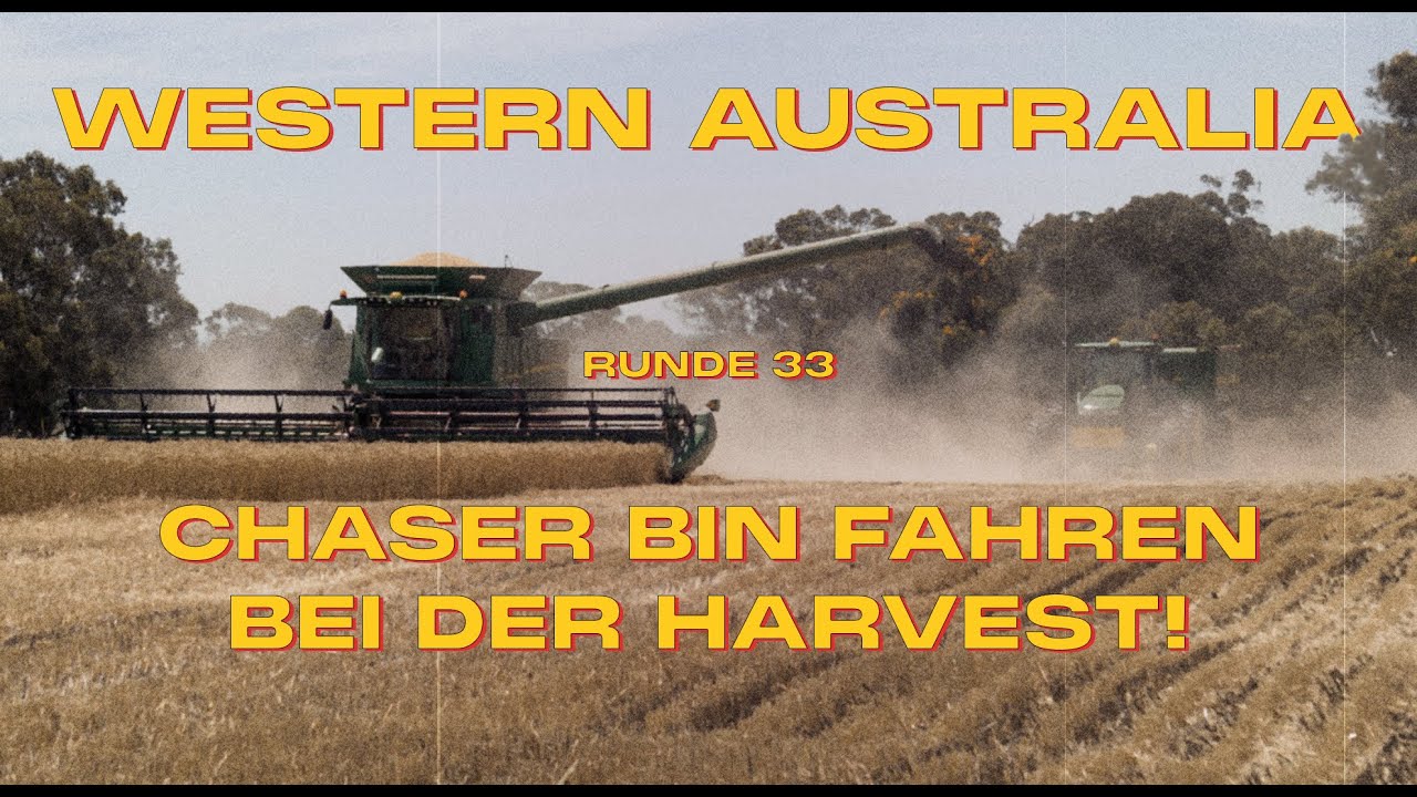 Runde 33 - Chaser Bin fahren bei der Harvest! - Australien | Weltreise Vlog