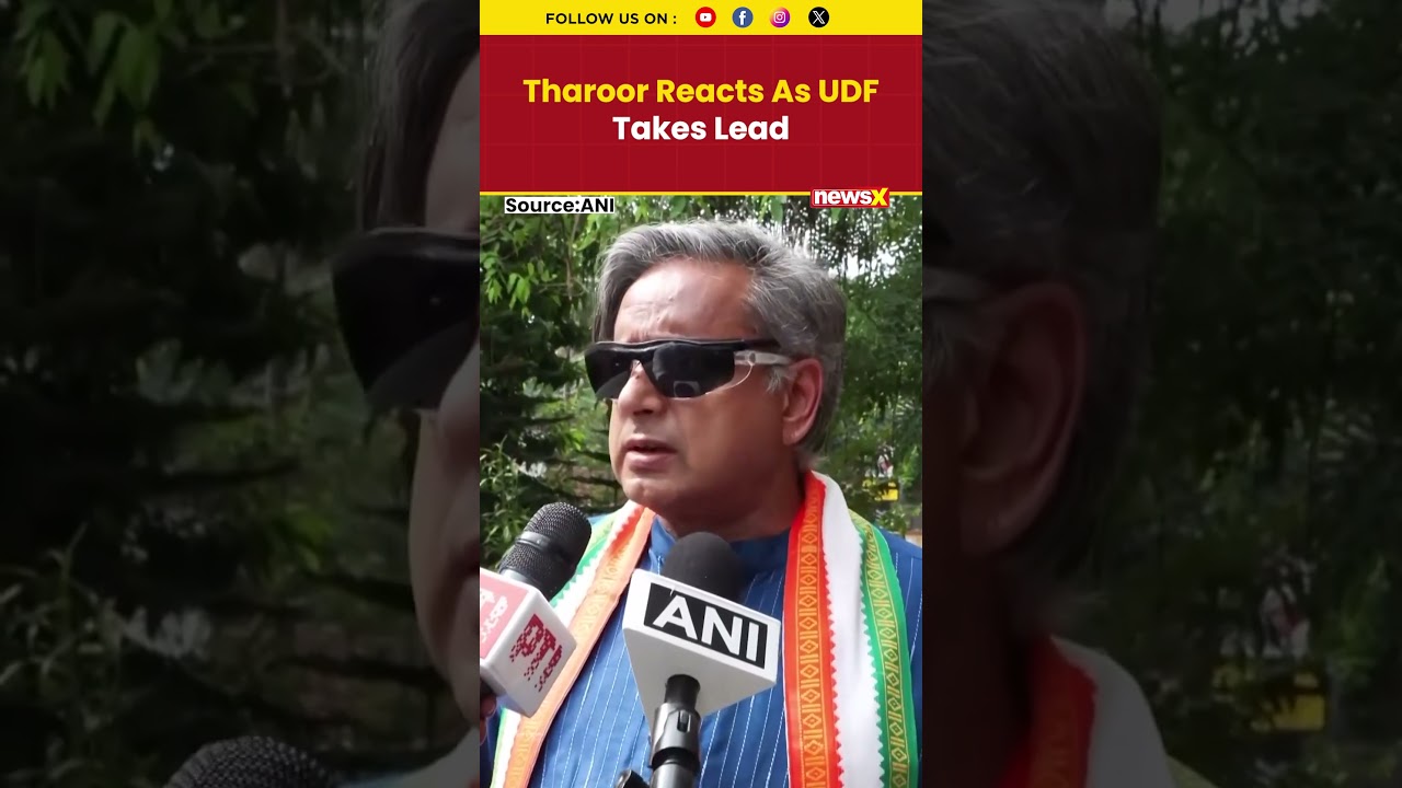Tharoor Reacts As UDF Takes Lead In Kerala Results 2026 | NewsX