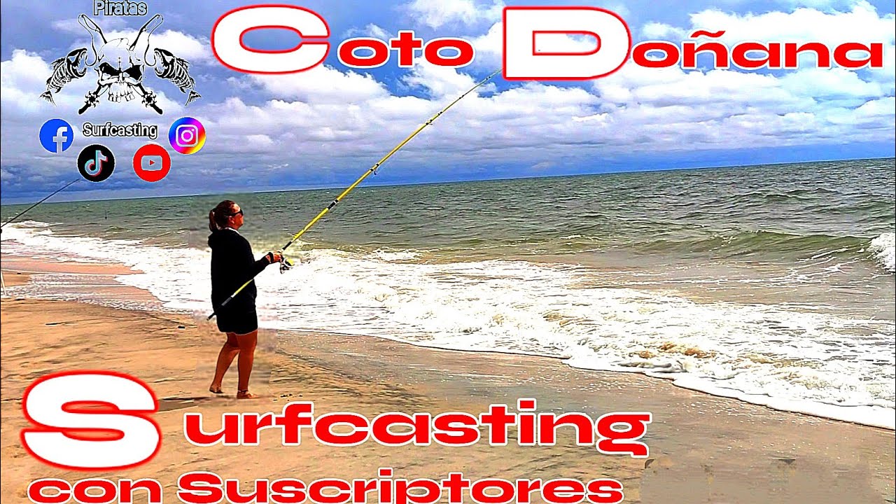 ‼️Volvemos al Coto de Doñana🌊‼️ Surfcasting con Suscriptores 🎣🏴‍☠️‼️