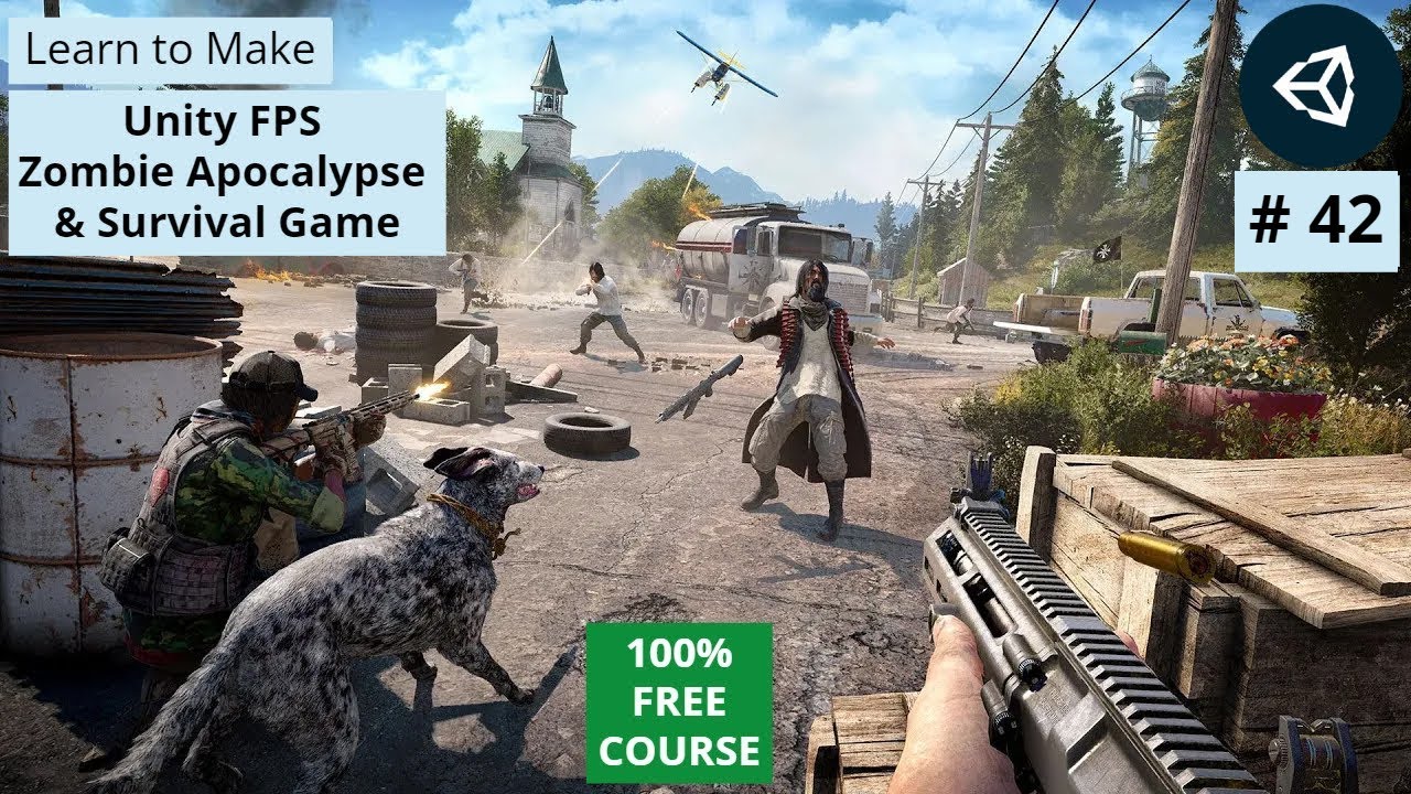 Unity 3d Main Menu | Sniper Game | FPS Zombie Apocalypse Survival Game Development Tutorial