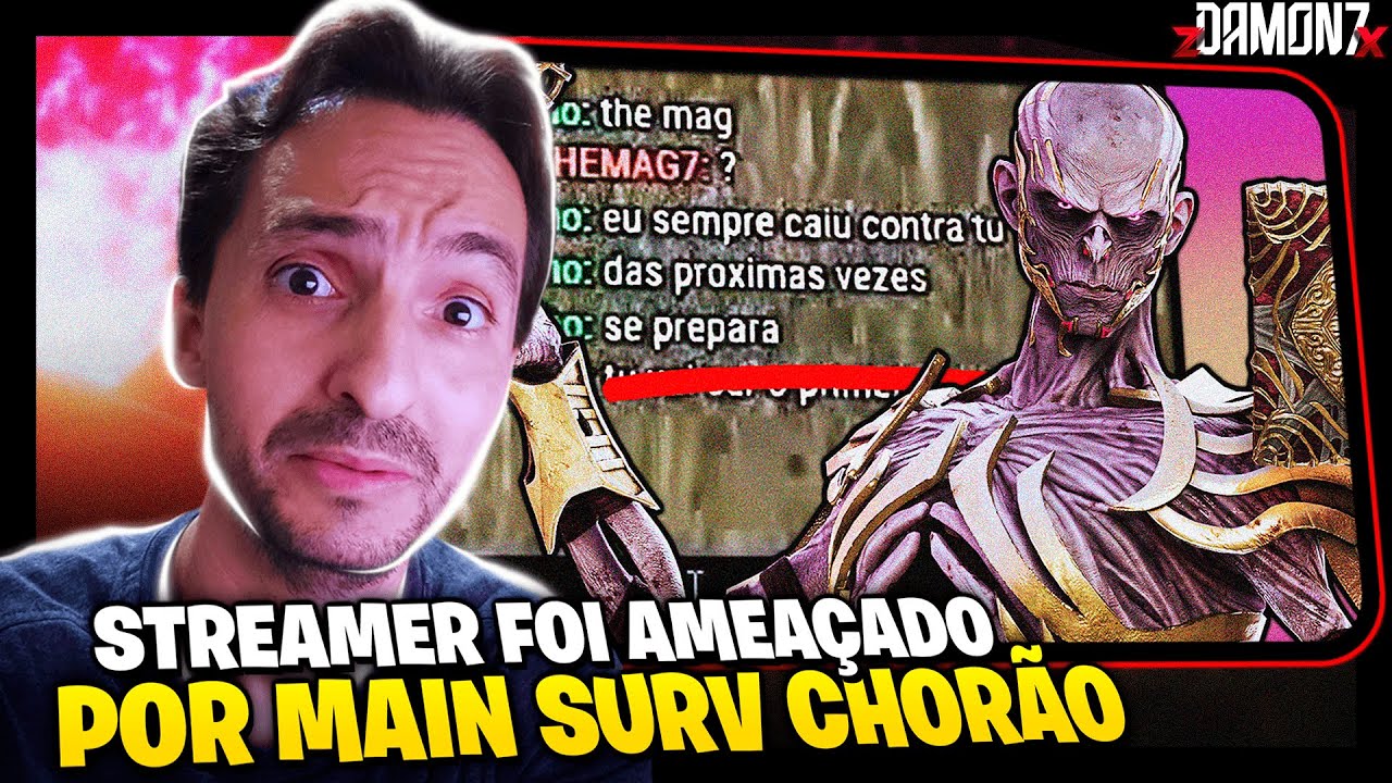 STREAMER SOFRE HATE PESADO Ap&oacute;s concluir um DESAFIO Jogando de KILLER - REACT - Dead by Daylight