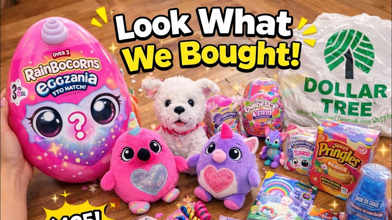 Look What We Bought!😱 We Bought ALL This at Dollar Tree?! 😱 #DollarTree #ToyHaul #DollarTreeFinds