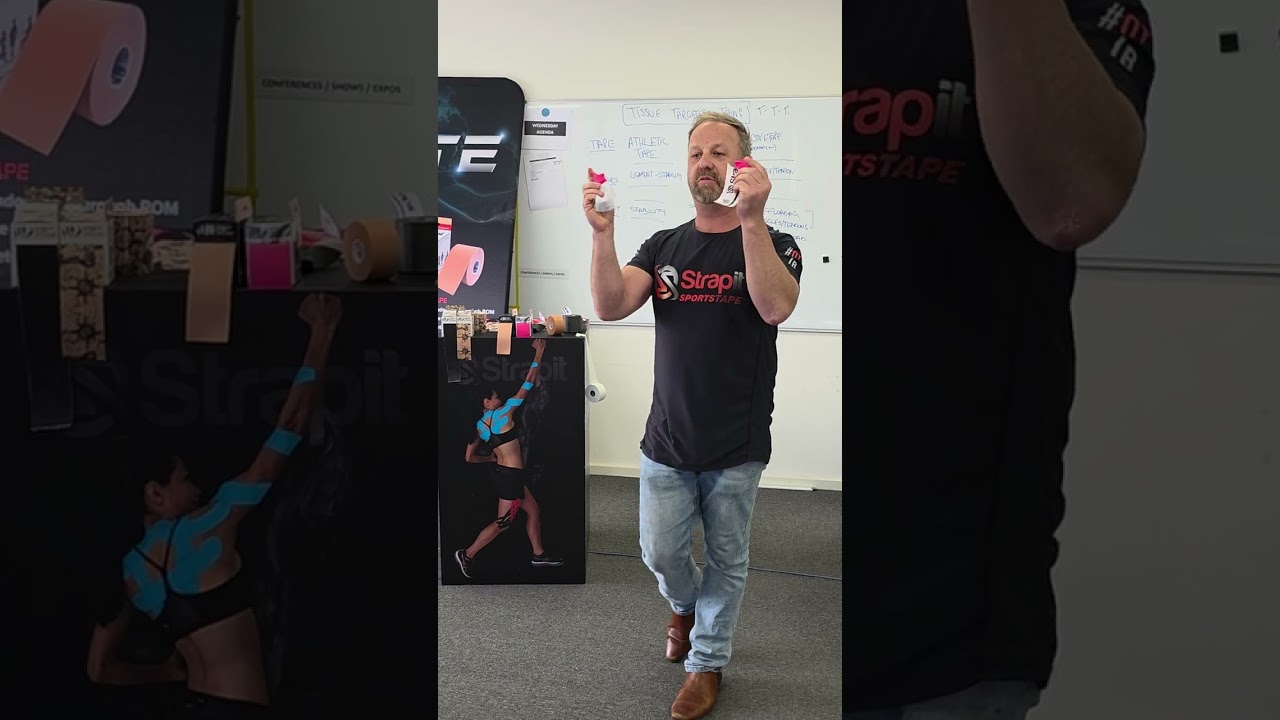 Strapit Founder and Sports Physio Paul Haas walks through the Strapit 3,0 taping methodology