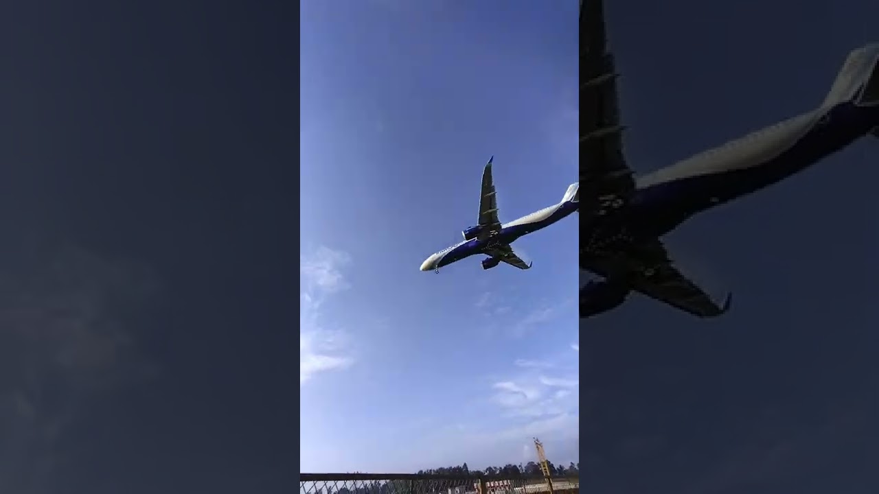 Indigo Landing in Cochin International Airport 