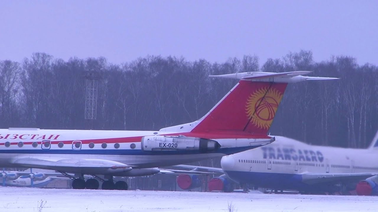 Tu-134 and Tu-154. Start from Domodedovo.