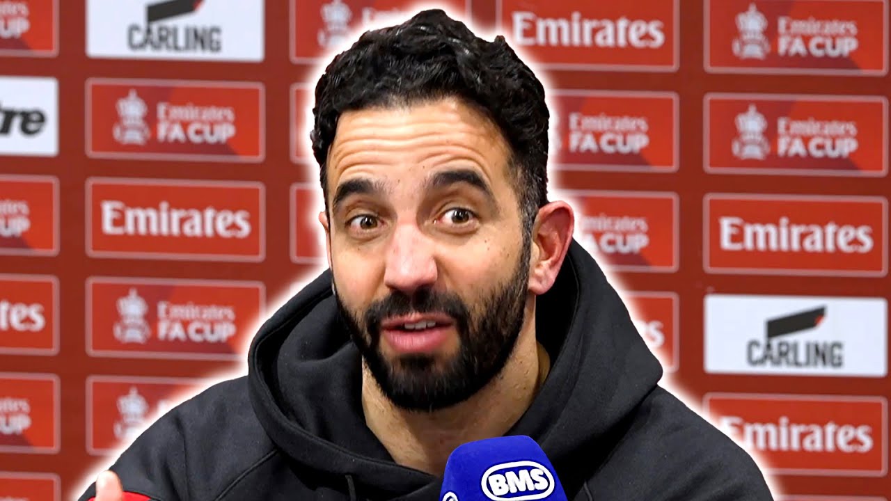 'You can see on WYSCOUT Dorgu can PLAY BOTH SIDES!' | Ruben Amorim | Man Utd 2-1 Leicester