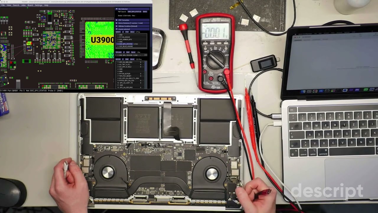 Инструкция по установке перемычек DFU на MacBook T2 на плате (без корпуса)