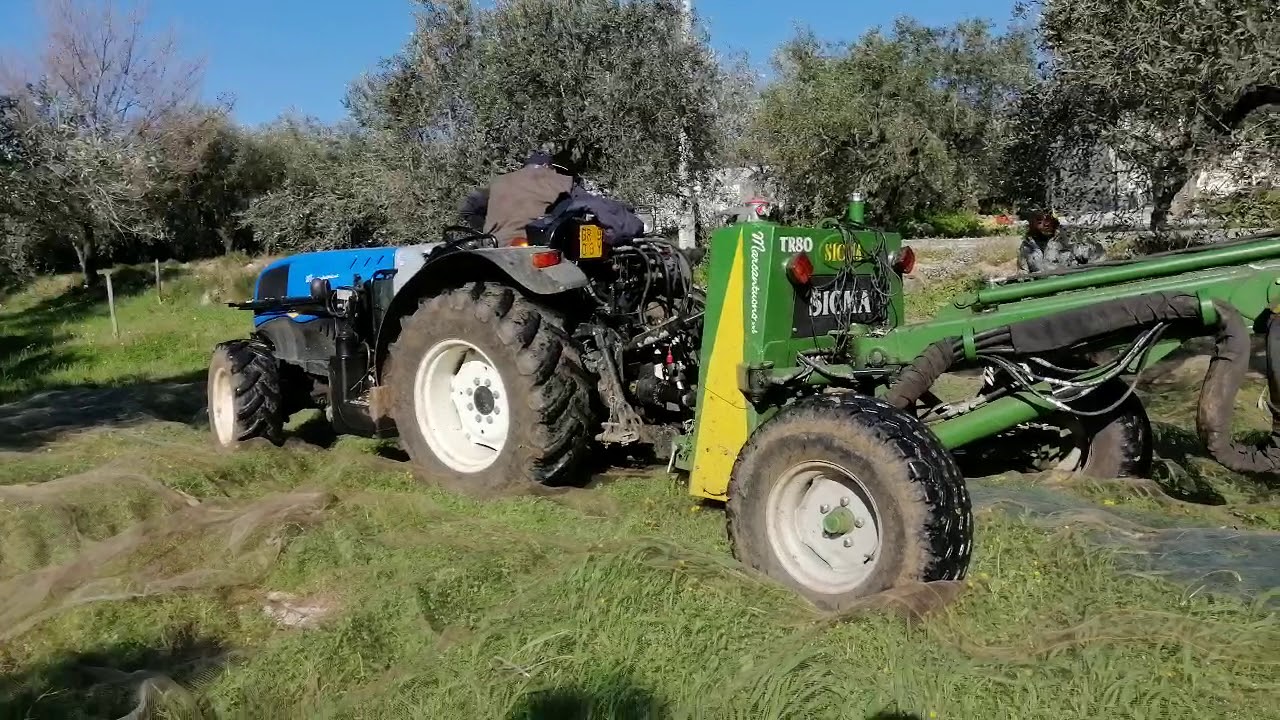 Scuotitore di piante di olivo prima parte