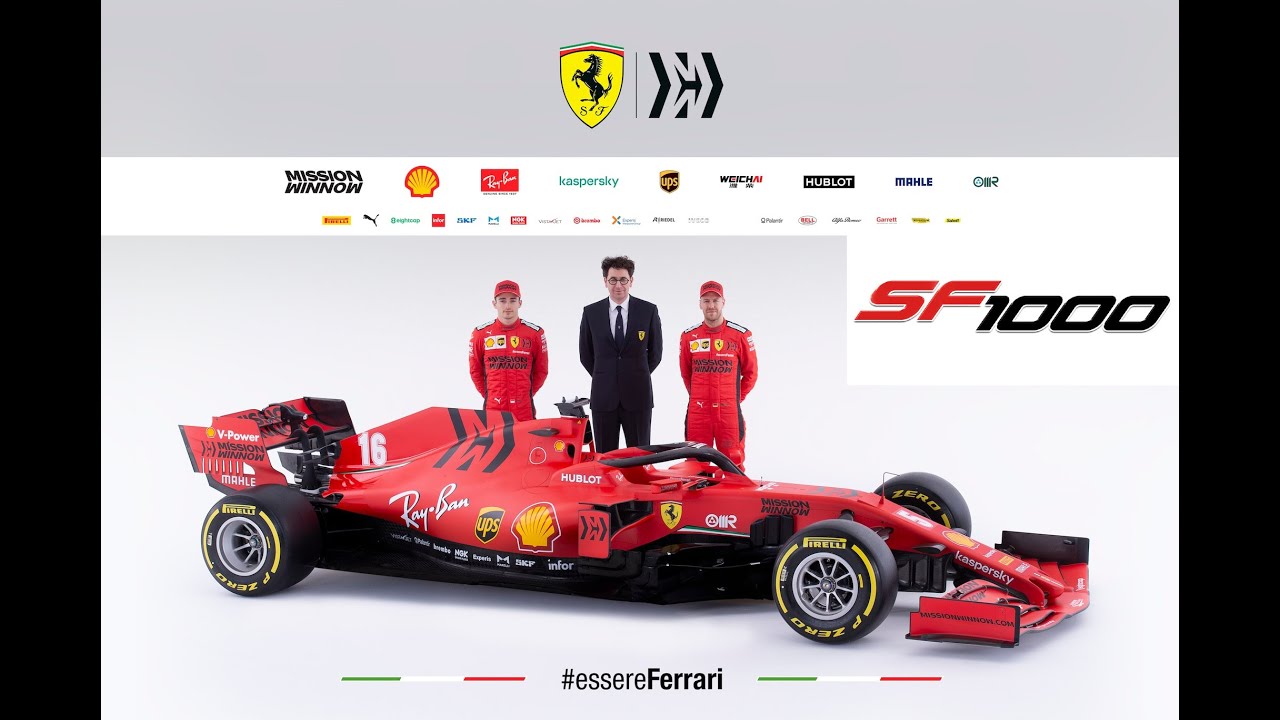 Presentazione SF1000 - da Reggio Emilia (Ferrari F1 2020)