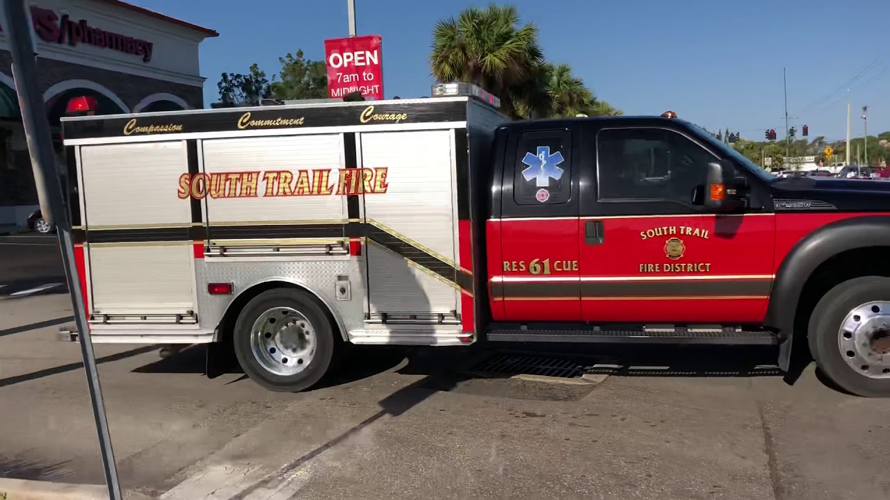 South Trail Fire - Rescue 61 Responding w/EMS
