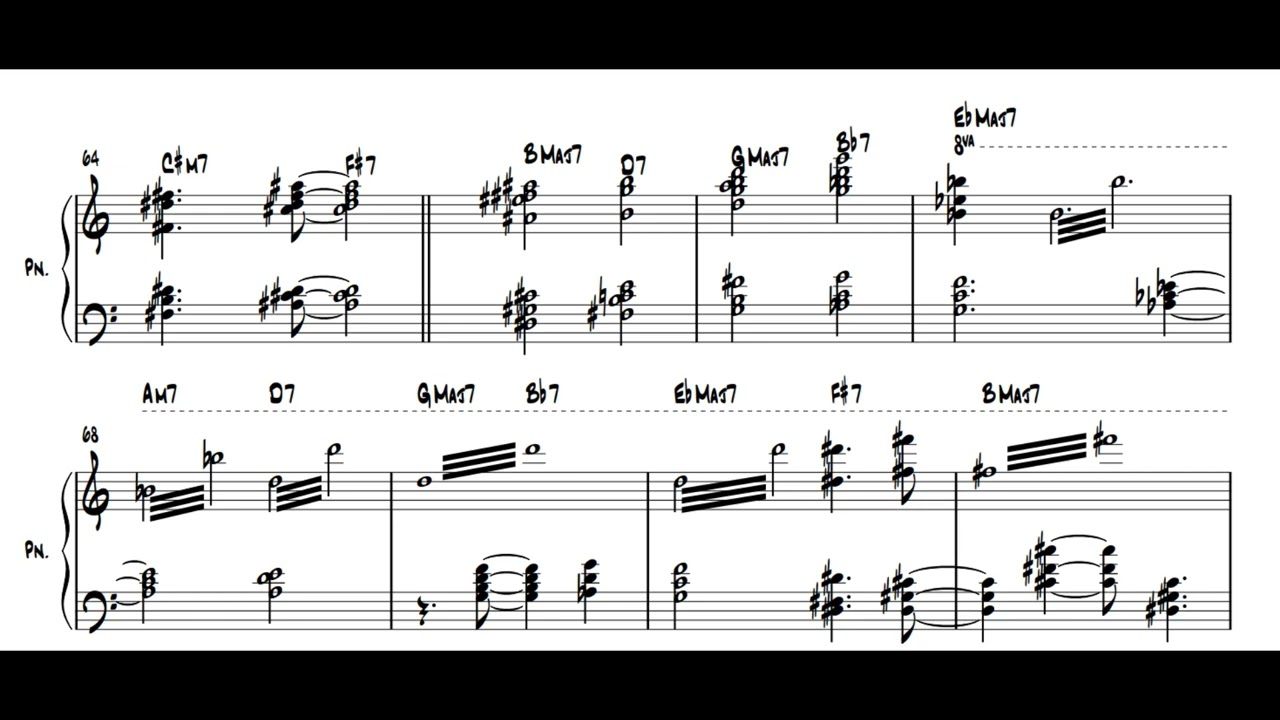Giant Steps (McCoy Tyner) - Piano solo - Transcription