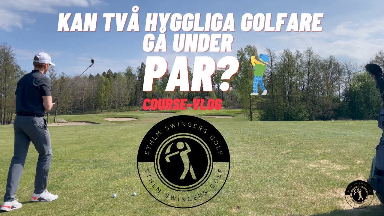 KAN TVÅ HYGGLIGA GOLFARE SLÅ PAR? | 2-Manna Scramble  | Husby GC