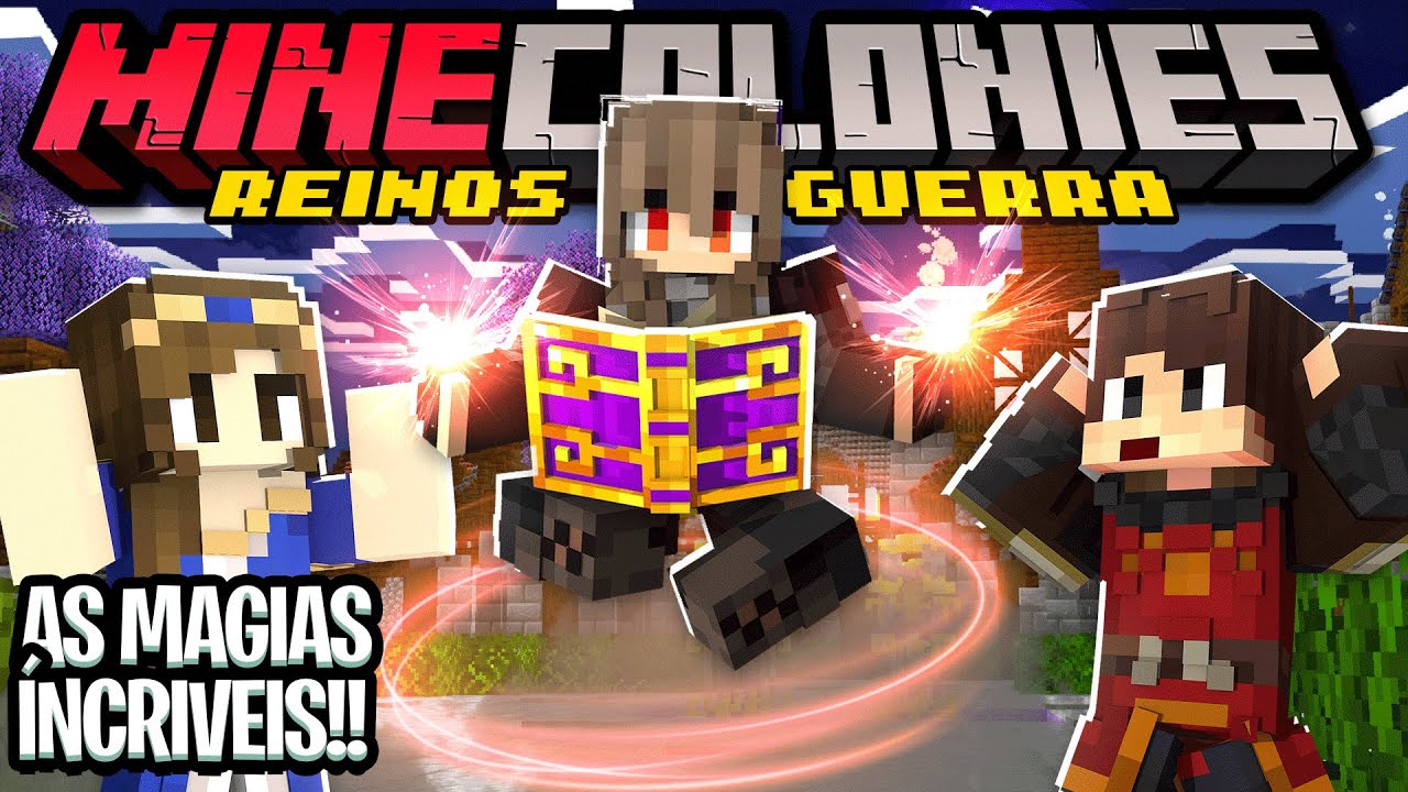 🏰 APRENDEMOS MAGIAS INCRÍVEIS PARA AJUDAR A COLÔNIA! #MineColonies S2E15