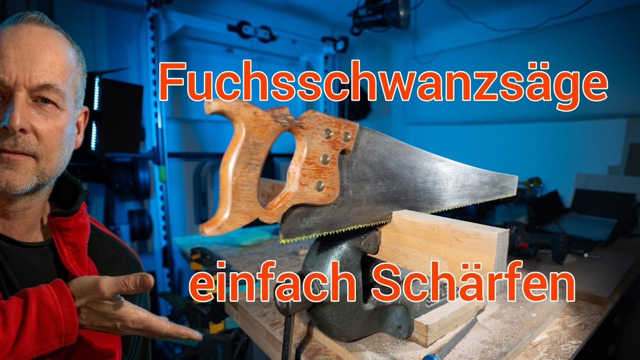 Fuchsschwanz sch&auml;rfen mit der Feile &ndash; So geht&rsquo;s richtig! 🔧✂️@handwerkertalk 