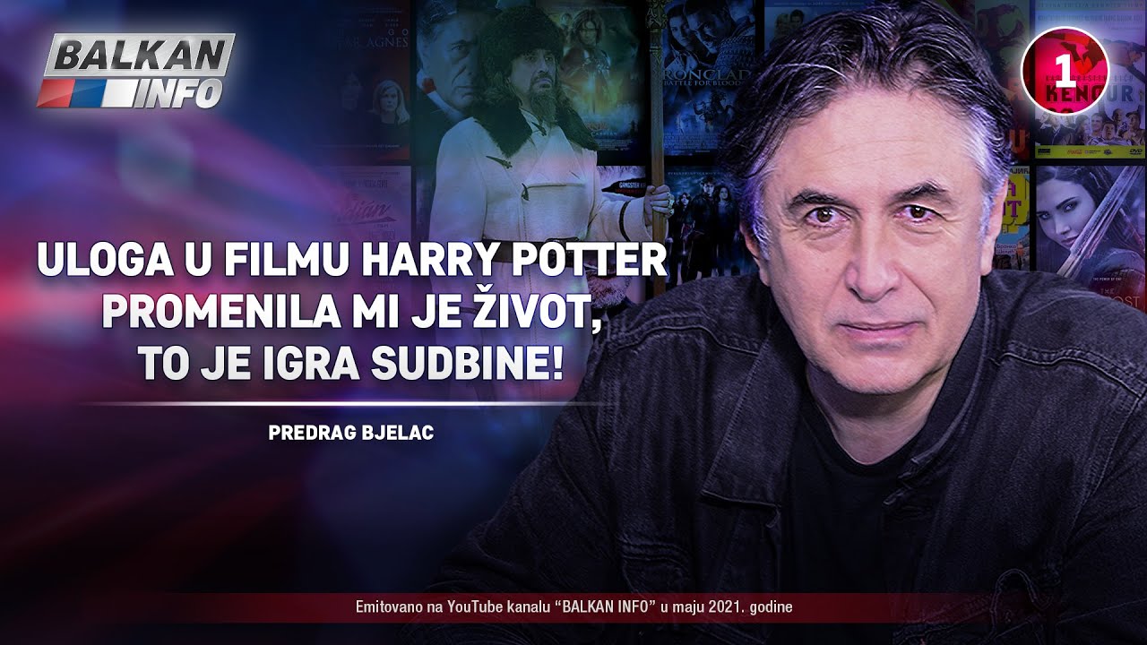 INTERVJU: Predrag Bjelac - Hari Poter mi je promenio život, to je igra sudbine! (27.5.2021)