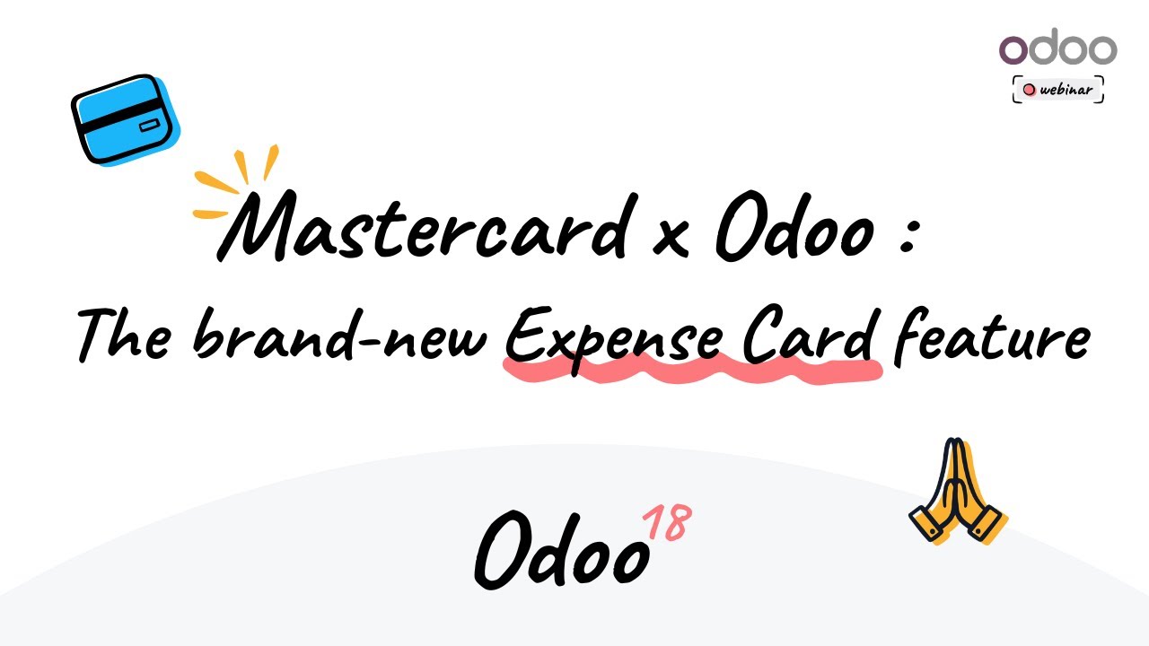 Webinar - Mastercard x Odoo : The brand-new Expense Card feature