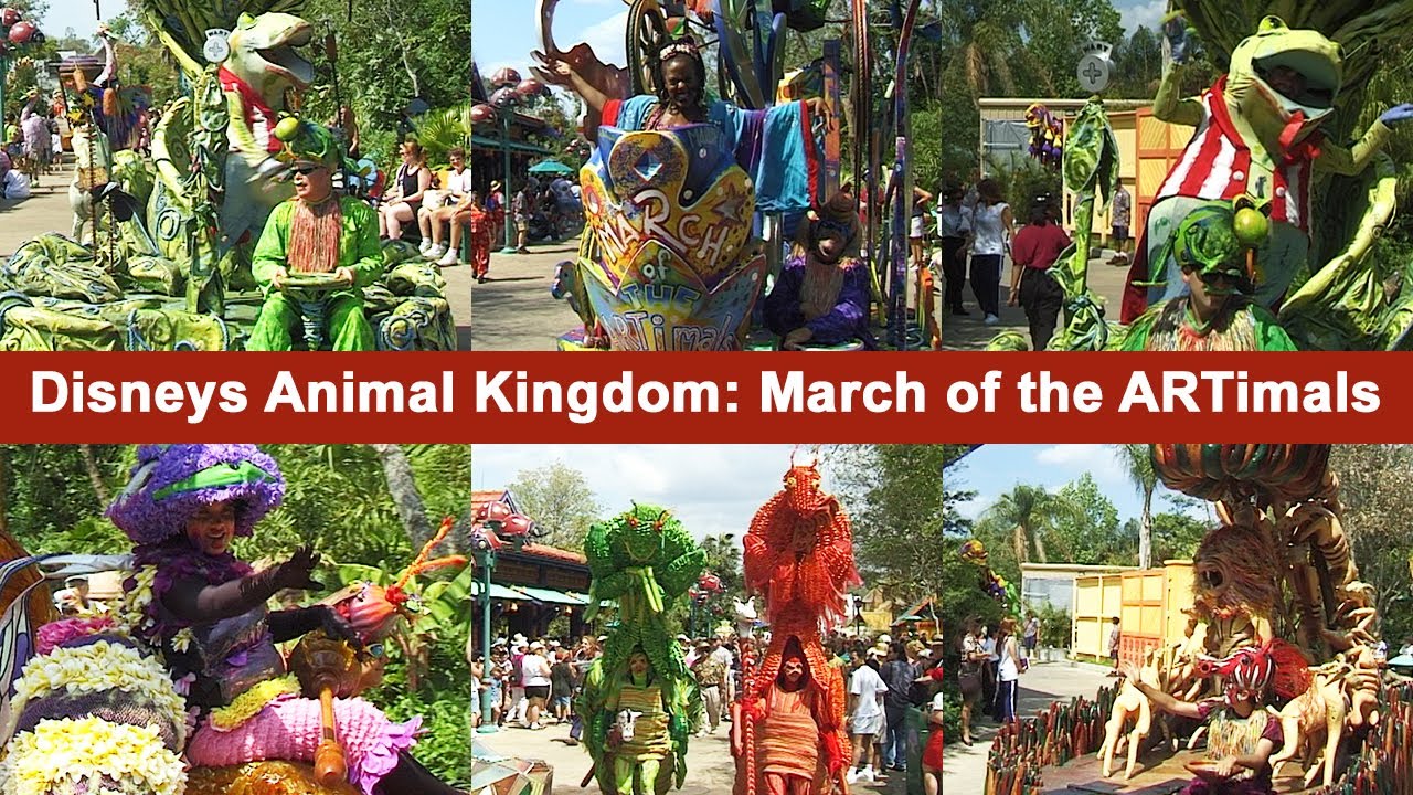 Disneys Animal Kingdom March of the ARTimals Parade 1999